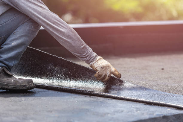 Professional Crawl Space Encapsulation technician working in Caledonia, NY